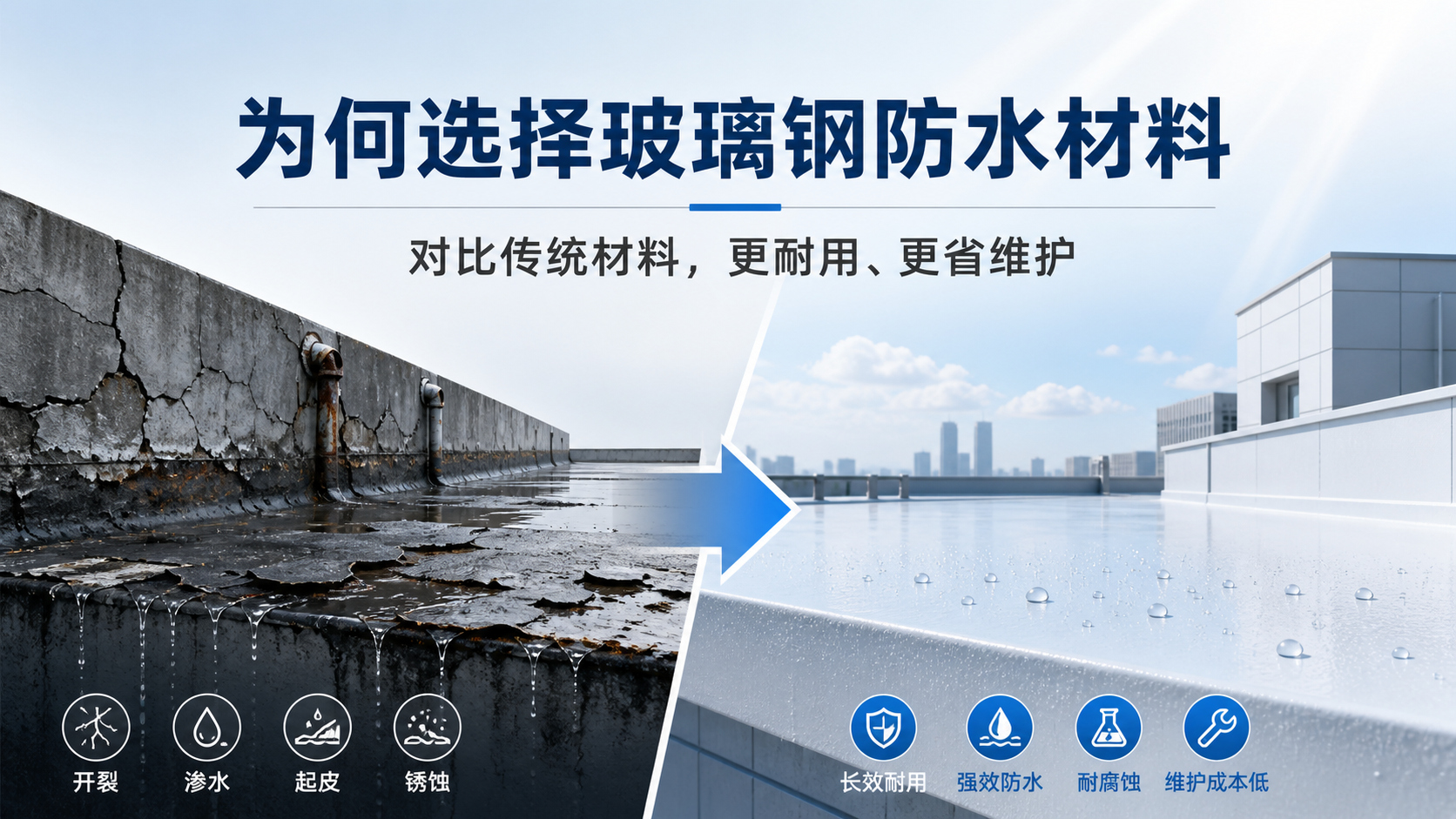 在固原，为何选择玻璃钢防水材料而非传统材料